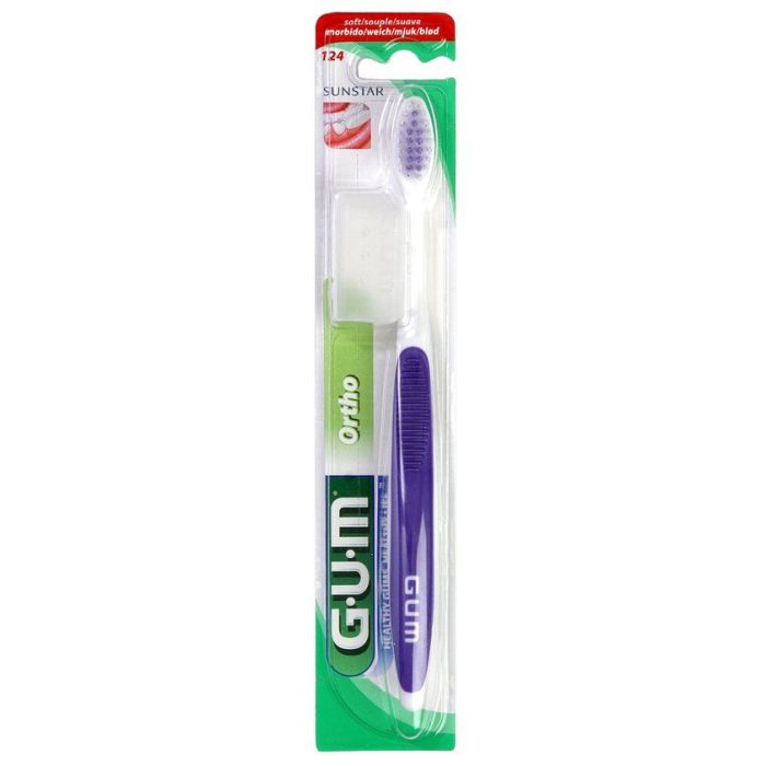 Gum 124Ma hammasharja 1 kpl ortodonttinen oikomiskojeisiin-13