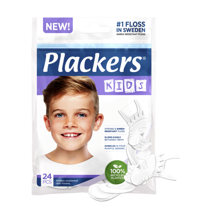 Plackers Kids hammaslankain lapsille 24 kpl -13