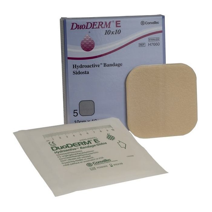 DuoDERM E sidos 10cm x 10cm 5 kpl-13
