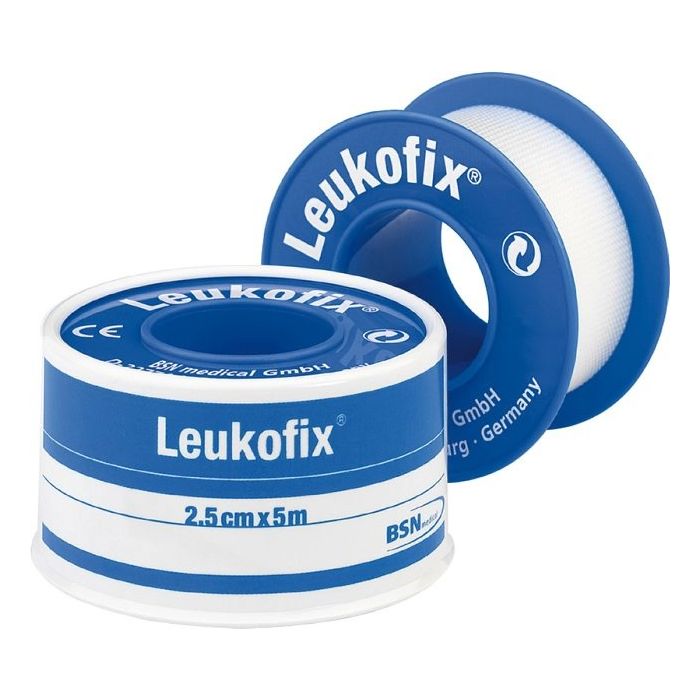 Leukofix muoviteippi 2.50cm x 5m 12 rll 02122-13
