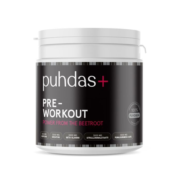 Puhdas+ Pre Workout  242 g  20 annosta-13