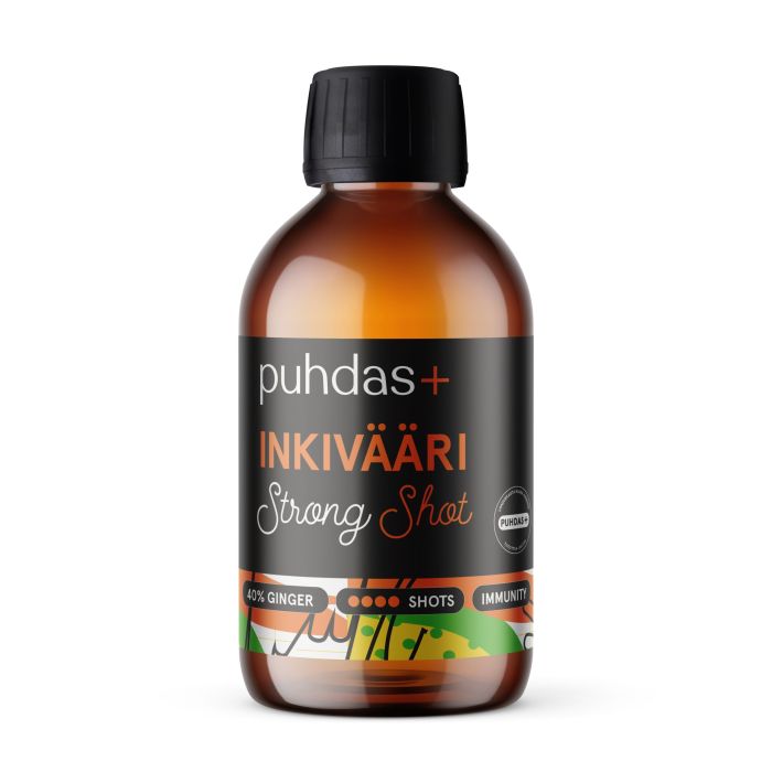 Puhdas+ Inkivääri Strong Shot 200 ml-13