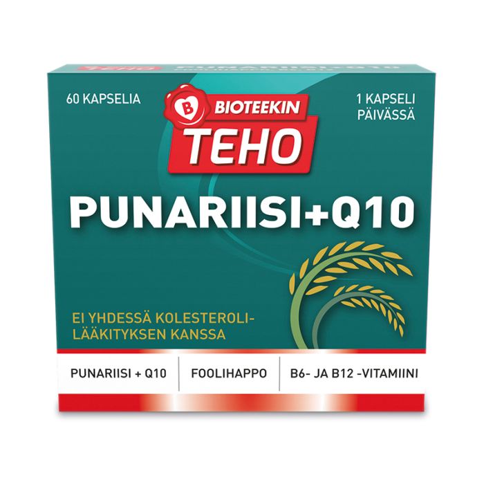 Bioteekin Teho Punariisi+Q10 60 kaps-13