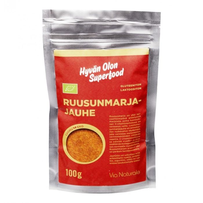 Hyvän olon superfood ruusunmarjajauhe 100 g luomu-13