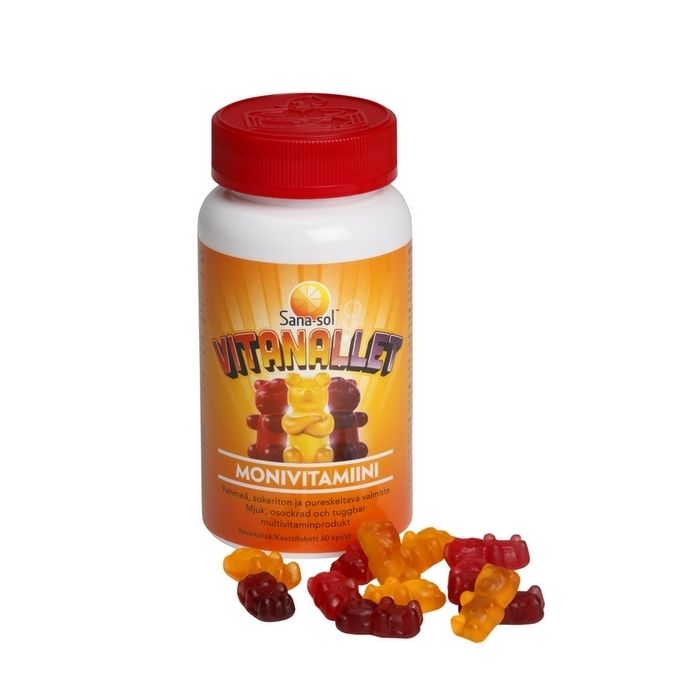 Sana-Sol Vitanallet monivitamiini 60 kpl-13