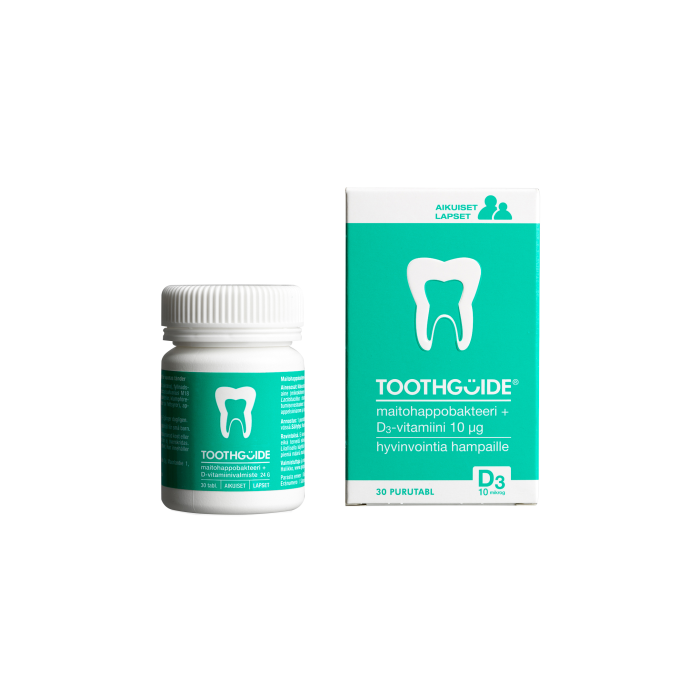 Toothguide Aikuiset + lapset 30 kpl maitohappobakt. hampaat/ikenet-13