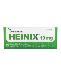 HEINIX 10 mg 30 fol tabletti, kalvop&auml;&auml;llysteinen