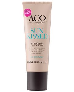 Aco Sun Sunkissed Self-Tanning Face Cream 50 ml hajustettu