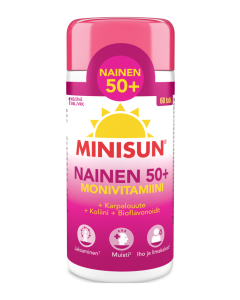 Minisun Monivitamiini Nainen 50+ 60 tablettia