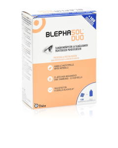 Blephasol Duo puhdistusliuos pullo + puhdistuslaput 100 ml