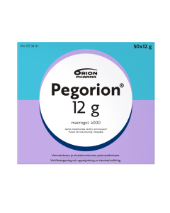 PEGORION 12 g 50 x 12 g jauhe oraaliliuosta varten, annospussi