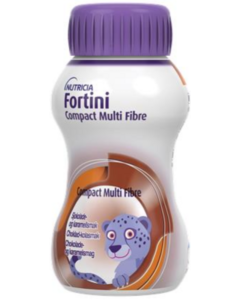 Fortini Compact Multi Fibre suklaan ja karamellin makuinen 4x125 ml