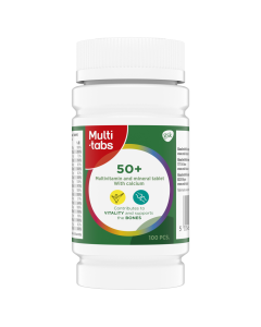 Multi-Tabs 50+ Monivitamiini + Kalsium 100 kpl