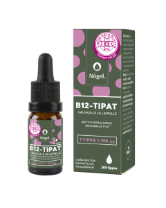 Nogel B12-tipat 100 mikrog vauvoille ja lapsille 10 ml