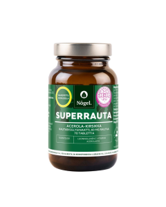 Nogel Superrauta Acerola-kirsikka, 60 mg 70 tabl