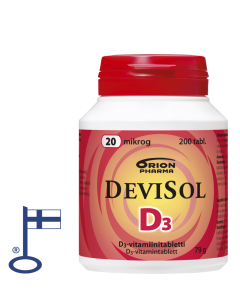 Devisol 20 mikrog 200 tabl imeskelytabletti