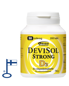 Devisol Strong 50 mikrog 200 tabl imeskelytabletti