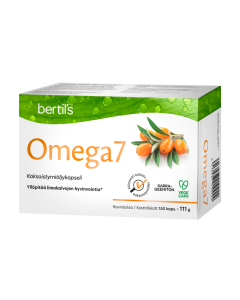 Omega7 Tyrni&ouml;ljy 150 kaps