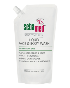 Sebamed Face&Body Wash pesuneste t&auml;ytt&ouml;pussi 1000 ml