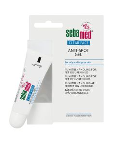 Sebamed Clear Face Anti-Spot Gel t&auml;sm&auml;hoito 10 ml finneille ja n&auml;pyille