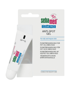 Sebamed Clear Face Anti-Spot Gel t&auml;sm&auml;hoito 10 ml finneille ja n&auml;pyille