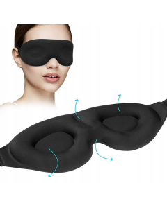 Waya Premium 3D-unimaski musta 1 kpl