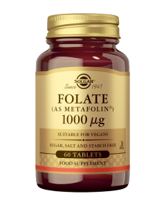 Solgar Folaatti (Metafolin®) 1000 µg, 60 tabl.
