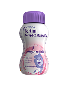 Fortini Compact multi fibre mansikka 4x125 ml