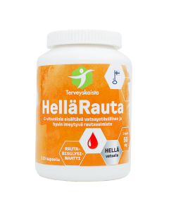 Terveyskaista Hell&auml;Rauta 50 mg + C-vitamiini 120 kaps