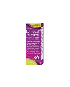 LOMUDAL 20 mg/ml 5 ml silm&auml;tipat, liuos