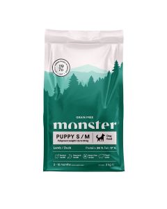 Monster Dog Grain Free Puppy All Breed Lamb/ duck 12 kg