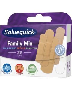 Salvequick Family mix laastari 26 kpl