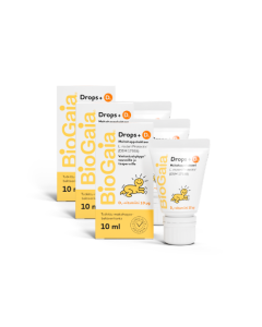 BioGaia Drops+D3 3x10ml säästöpakkaus
