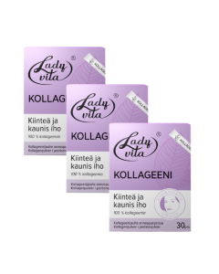 Ladyvita Kollageenijauhe annospusseissa 90 x 2,5 g säästöpakkaus