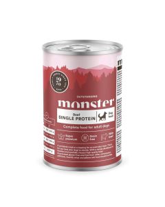 Monster Dog Adult Single Beef 400g