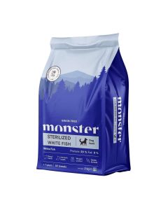 Monster Dog Grain Free Sterilized White Fish 2 kg