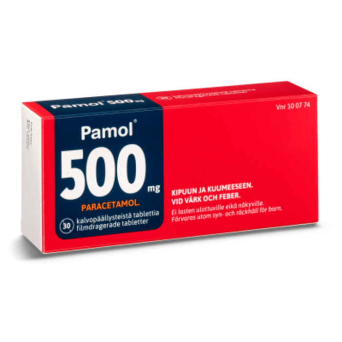 PAMOL 500 mg 30 fol tabletti, kalvopäällysteinen-13