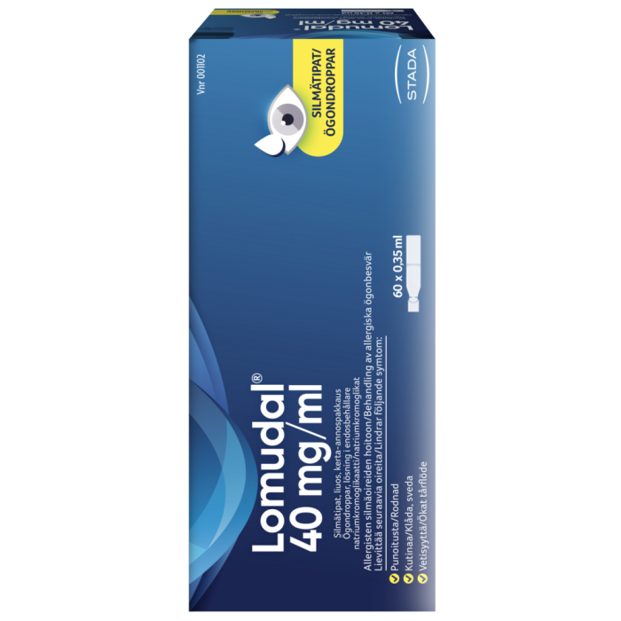 LOMUDAL 40 mg/ml 60 x 0,35 ml silmätipat, liuos, kerta-annospakkaus-13