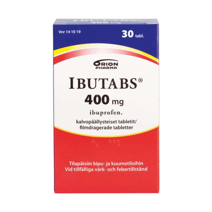 IBUTABS 400 mg 30 fol tabletti, kalvopäällysteinen-13