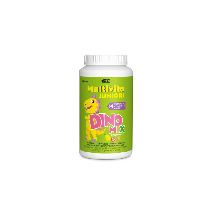 Multivita Juniori Dino Mix Monivitamiini 200 purutabl-13