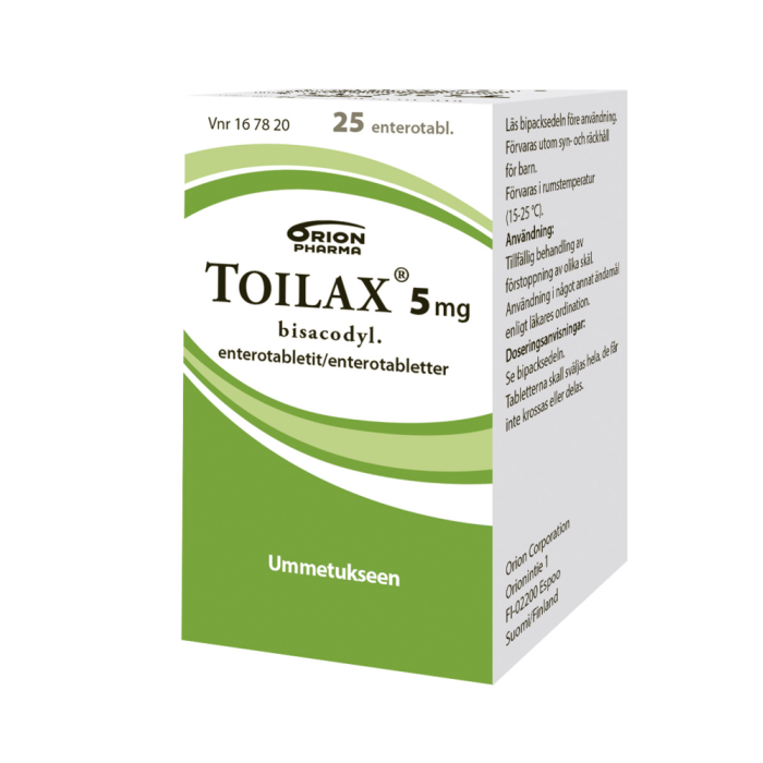 TOILAX 5 mg 25 kpl enterotabletti-13