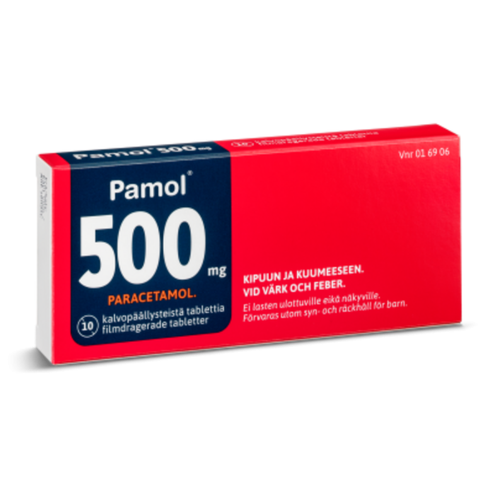 PAMOL 500 mg 10 fol tabletti, kalvopäällysteinen-13