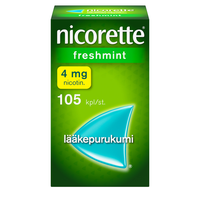 Nicorette Freshmint 4 mg 105 kpl lääkepurukumi-13