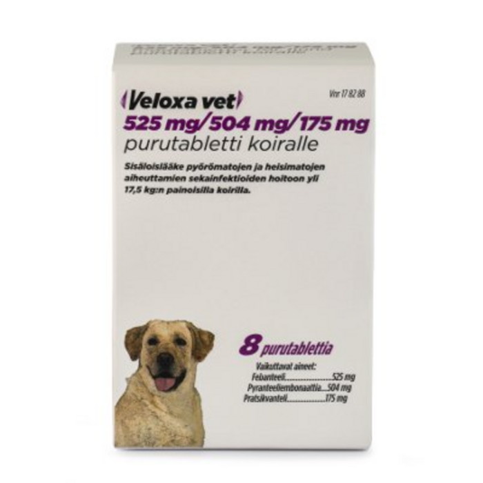 VELOXA VET 525 mg / 504 mg / 175 mg 8 fol purutabletti-13