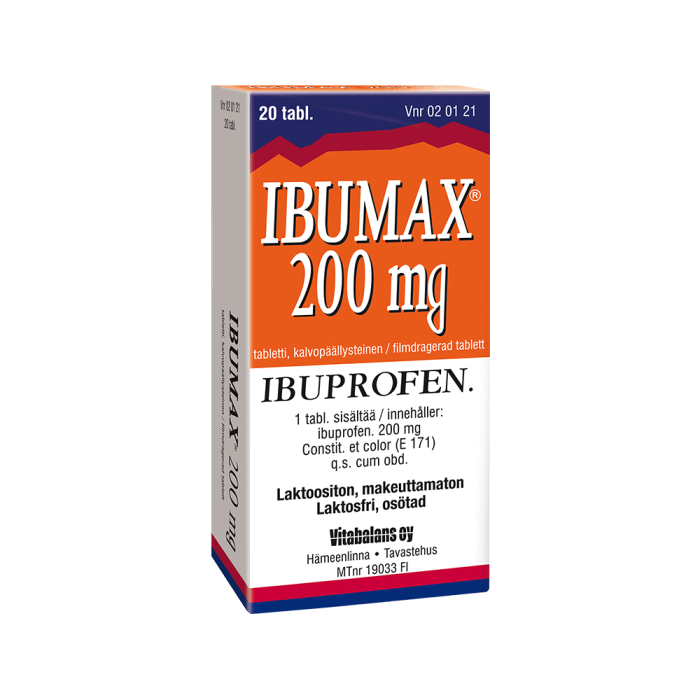 IBUMAX 200 mg 20 fol tabletti, kalvopäällysteinen-13