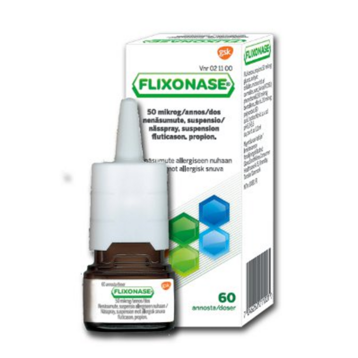 FLIXONASE 50 mikrog/annos 60 annosta nenäsumute, suspensio-13