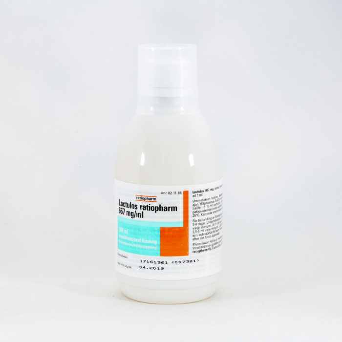LACTULOS RATIOPHARM 667 mg/ml 300 ml oraaliliuos-13