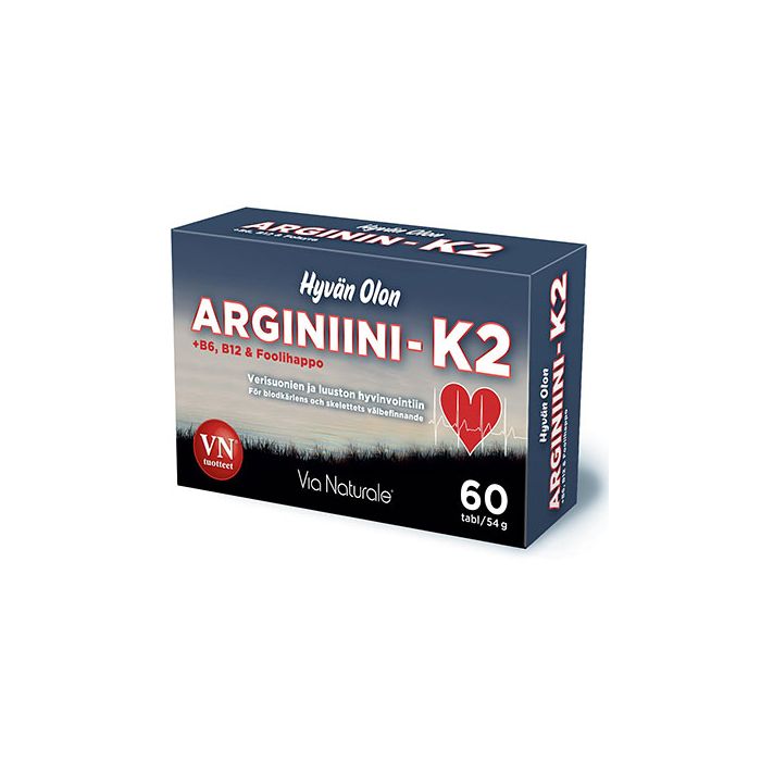 Hyvän olon arginiini+K2 60 tabl-13 Hyvän olon arginiini+K2 60 tabl-13