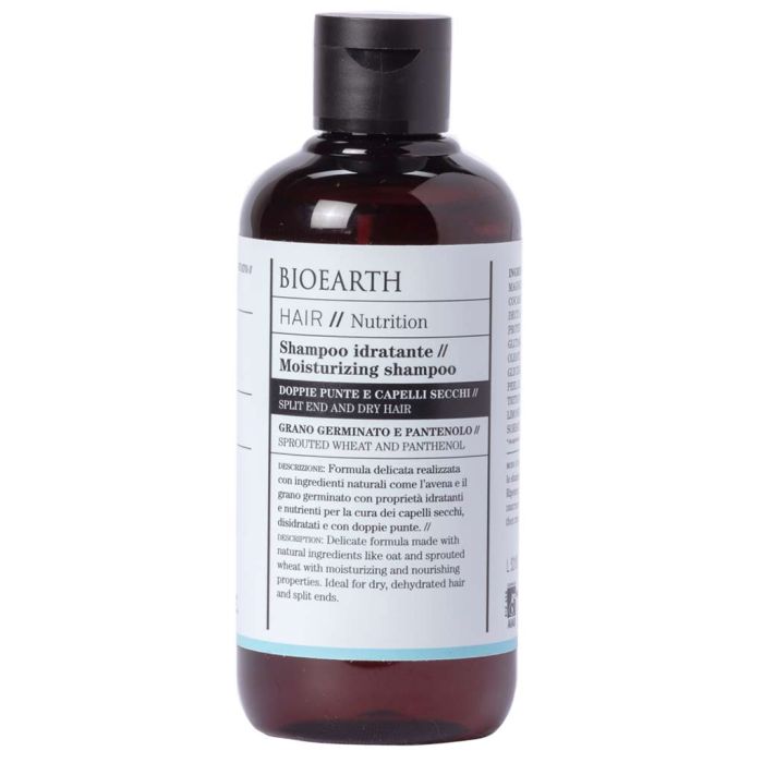 Bioearth Hair 2.0 Moisturizing Shampoo Kosteuttava shampoo kuiville hiuksille 25-13
