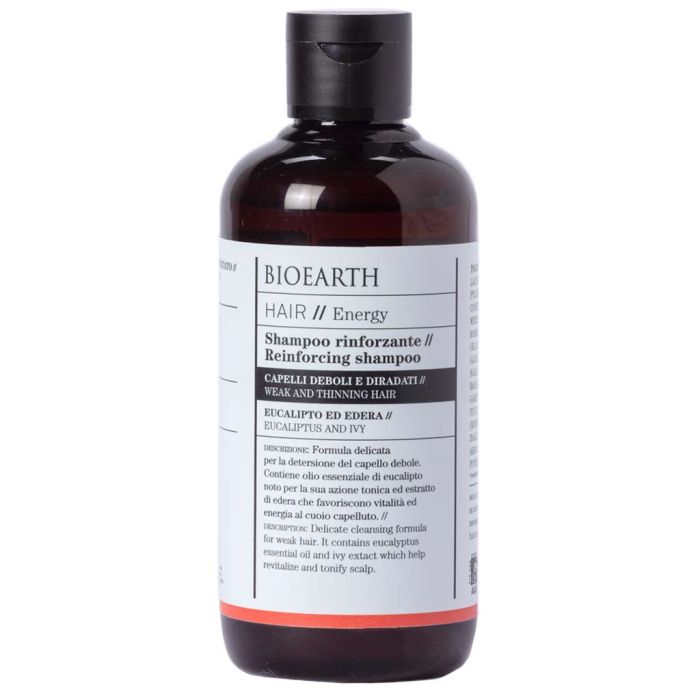 Bioearth Hair 2.0 Reinforcing Shampoo ohuille ja oheneville hiuksille 250 ml-13